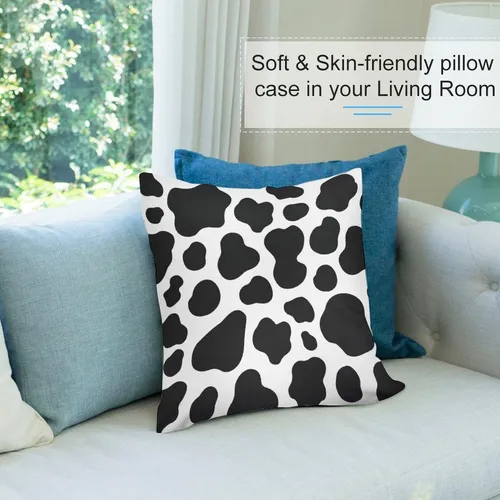 Estampado De Vaca Animal Blanco Blanco Spot Decorativo De De