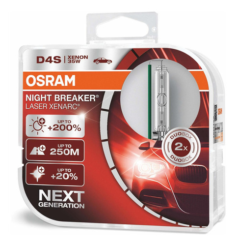 2018 Xenarc Laser Osram D4s Night Breaker Bombilla X2 Hid Ga