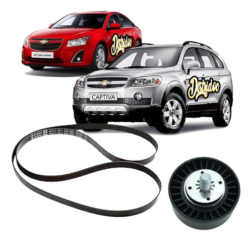 Kit Polyv Polea + Correa Chevrolet Captiva Cruze 2.0 Td