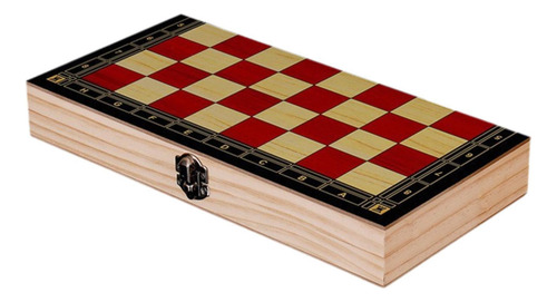 Juego De Ajedrez De Madera Plegable Juego De Mesa De