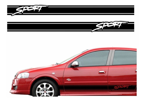 Adesivo Chevrolet Astra Faixa Lateral Carro Sport Imp20