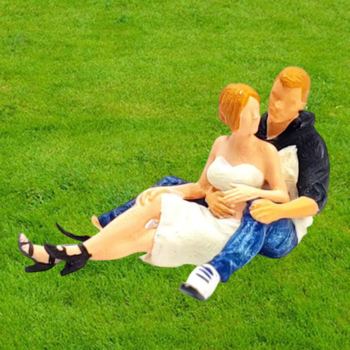 Figuras De Pareja De Resina 1/64, Adorno De Estilo B