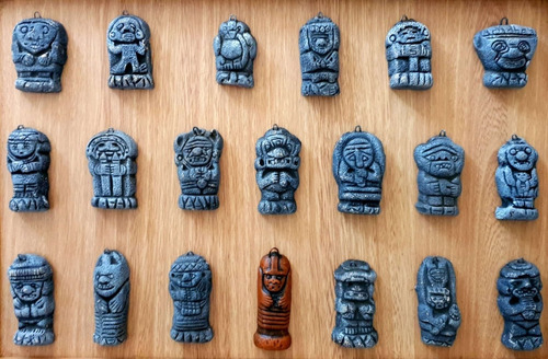 Colección Figuras San Agustín. Ceramica, Miniaturas. 20 Unds