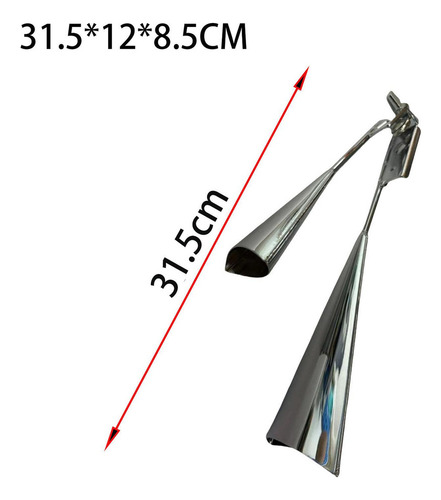 J Campana Agogo De Dos Tonos, Campana De Mano, 31,5x12x8,5