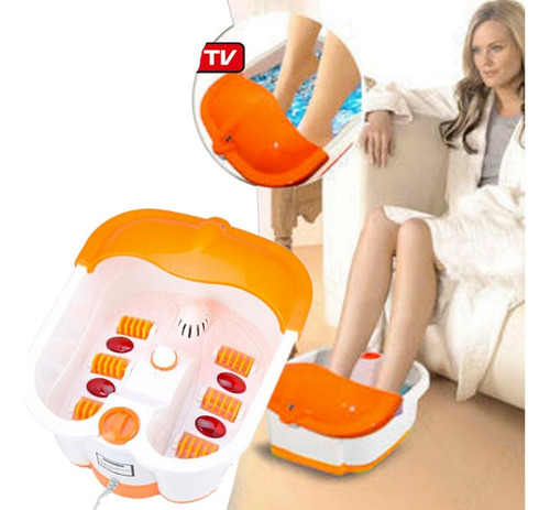 Imagen 8 de 10 de Masajeador Para Pies Piernas Electrico Spa Burbujas Relajate