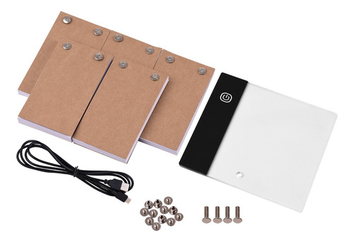 Flip Book Kit Con Mini Almohadilla Led Lightbox Tablet Diseñ
