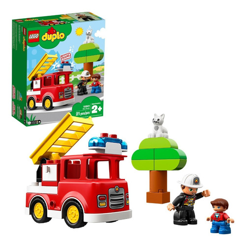 Juguete De Construcción Camión De Bomberos Lego Duplo 10901