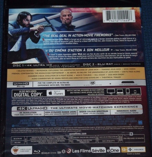 john wick 2 blu ray upc john wick 2 blu ray upc