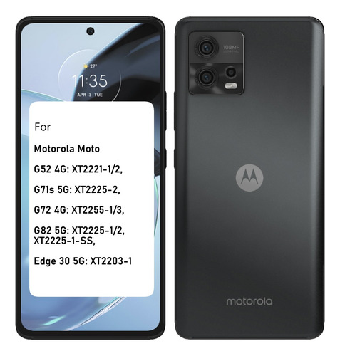 Pantalla Display Para Moto G72 G71s G82 G52 Edge30 Incell