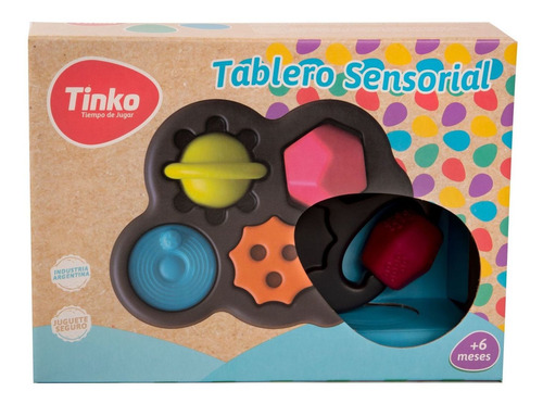 Tablero Didáctico Sensorial Juego De Goma Tinko 8108