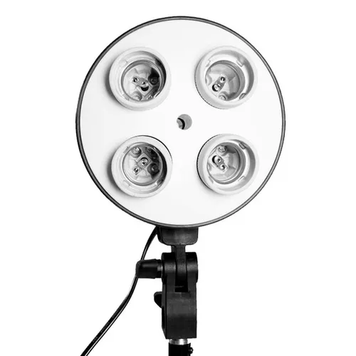 Kit De Iluminação Para Estúdio Com Softbox E 4 Lampadas