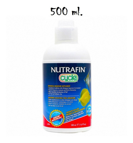 Nutrafin Cycle Suplemento Biologico Para Acuarios 500 Ml.