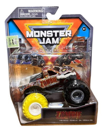 Monster Jam Zombie Camion Monster Truck Escala 1:64