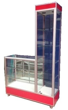 Imagen 4 de 6 de Vitrina Exhibidora Con Torre Aparador 1.20 Largo
