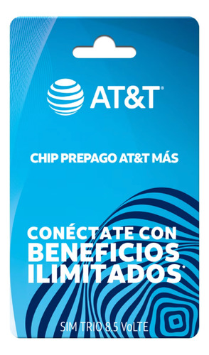 Chip Sim At&t Cualquier Lada Con Recarga 100