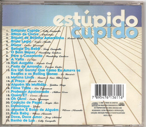 Imagem 2 de 2 de Cd Vários - Estúpido Cupido (2)