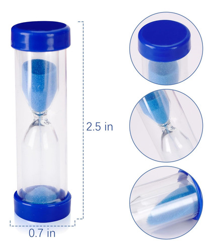 40 Unidades Pequeño Colorido 1 Min Timer De Arena Little One