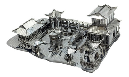 Modelo A Escala - Jardines De Suzhou - Rompecabezas Metal 3d