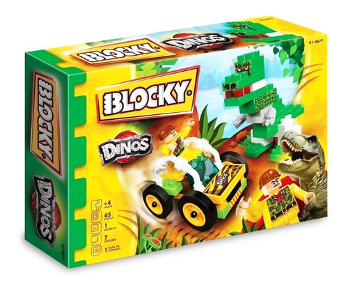 Blocky Dinosaurios 65 Piezas