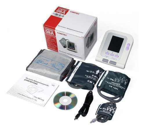 Monitor de presión arterial digital de muñeca automático Contec CONTEC08A blanco