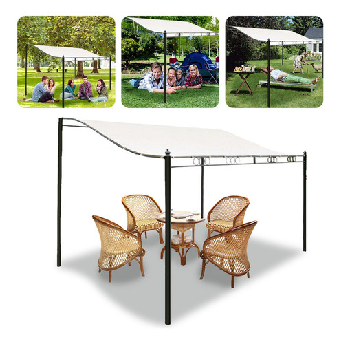 Gazebo Top Cover Mochilero Plegable Impermeable 2,6x2,5m