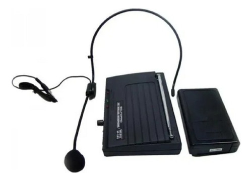 Microfone Soud Pro Sem Fio Sp200hs Profissional Vhf Series