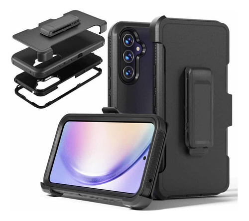 Forro Defender Samsung A04s Samsung A14 Tipo Otterbox + Clip