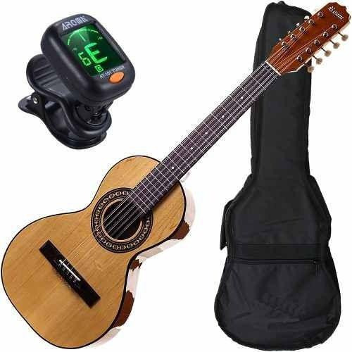 Kit Completo Viola Caipira Acústica Cordas Aço Rv151 Rozini