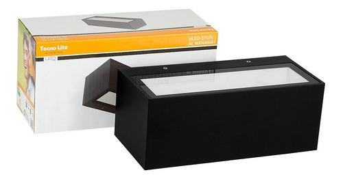 Imagen 4 de 7 de Lámpara Para Muro Exterior, Negro 20w Luz Día Tecnolite