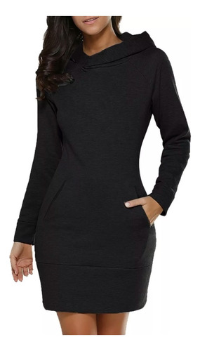 Vestido Hoodie 3 En 1 Sudadera Blusa Suéter Casual 5119 