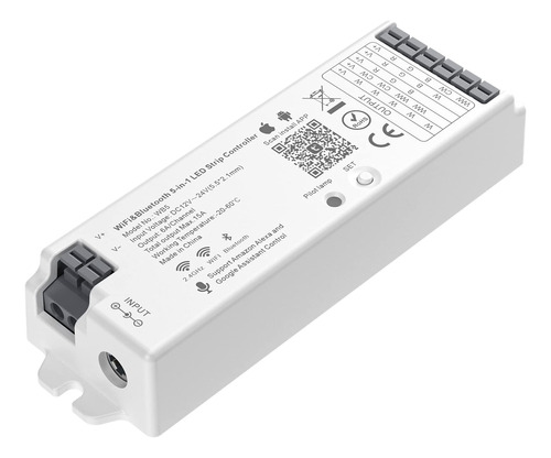 Btf-lighting 5 En 1 Wb5 2.4ghz Wifi Pwm Led Controlador Com.