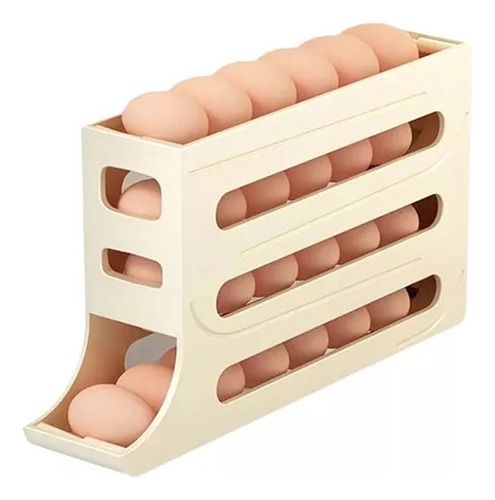 Dispensador De Ovos Rolldown Auto Rolling Egg Holder 4 Tier