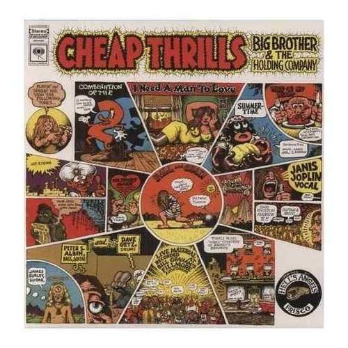 Joplin Janis Cheap Thrills 180g Usa Import Lp Vinilo Nuevo