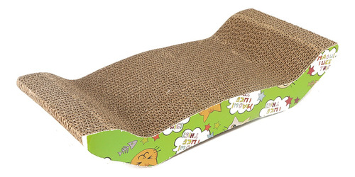 Rascador Para Gato Tipo Sillon - Carton Corrugado