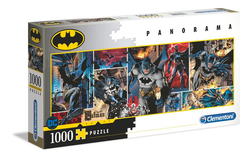 Rompecabezas Batman Panorama 1000 Pz Clementoni Dc Comics