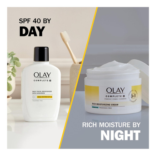 Olay Crema Hidratante Olay Complete+ Sin Fragancia 3 En 1