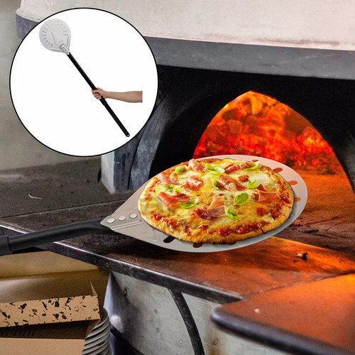 Pala Antideslizante Para Pizza - Plata De 9 Pulgadasab