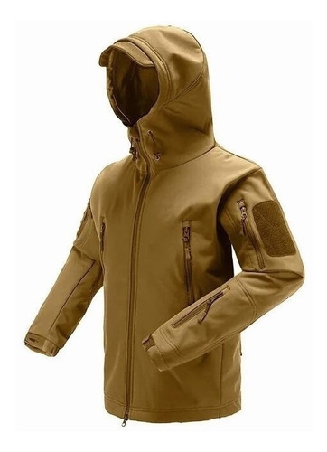 Chaqueta Impermeable Para Hombre Con Capucha