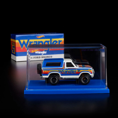 Hot Wheels 1985 Ford Bronco Wrangler (no Rlc) Color Azul