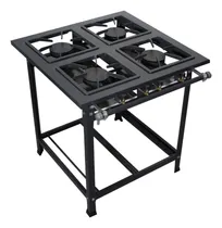 Comprar Anafe 4 Quemadores (2 Llama Simple \u002F 2 Llama Doble) Cooklab