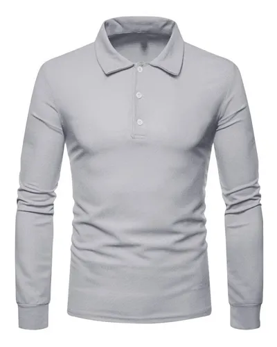 Hanes long cheap sleeve polo
