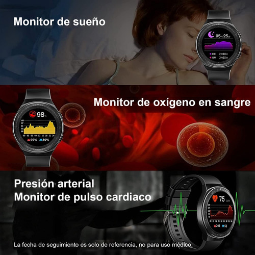 Imagen 10 de 10 de Reloj Inteligente Deportivo Bluetooth Con Llamada