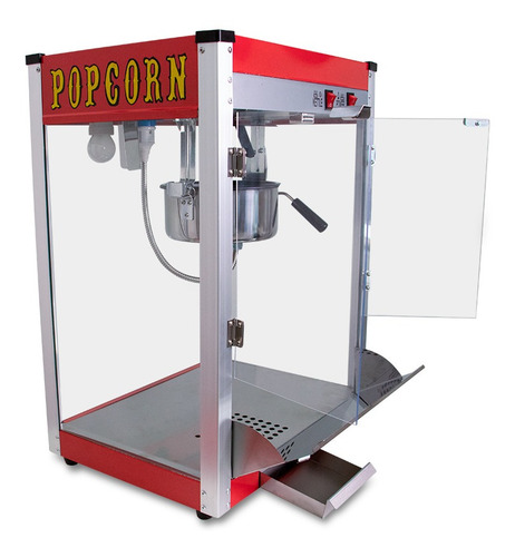 Pipoqueira elétrica Fácil Tec HP-6AC vermelho