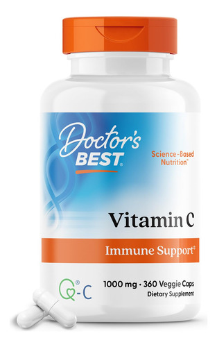 Doctor's Best Vitamina C Con Q-c, Apoyo Inmunológico, Sin Og