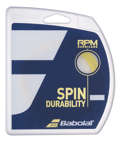 Cuerda Tenis Babolat Rpm Hurricane 12 Mts - 1.30 (amarilla)