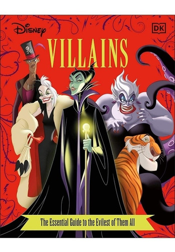 Libro Villanos De Disney La Guía Escencial En Inglés 96 Págs