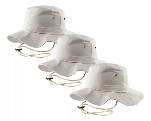 Pack 3 Sombrero Pescador Sombrero Para Sol Bucket Hat Gorros