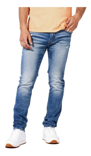 Jeans Skinny Fit Con Bulletholes American Eagle Para Hombre 