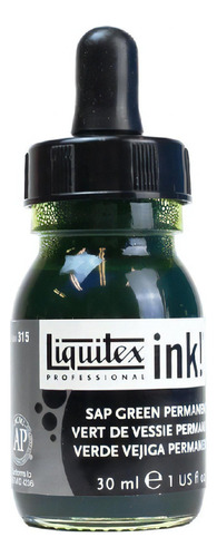 Tinta Acrílica Líquida Liquitex 30ml Sap Green Permanent 315