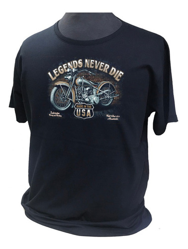 Remera De Motos Harley Legends Never Die